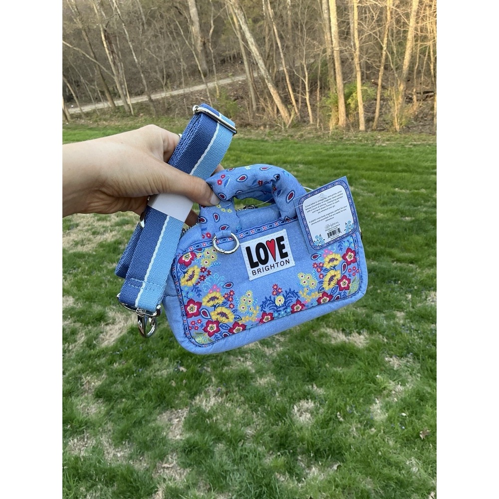 BRIGHTON Bandana Love Crossbody Bag NEW WITH TAGS MSRP $150